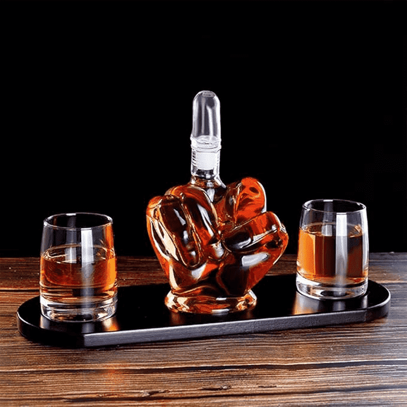 Fist Shaped Decanter Set